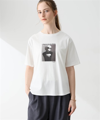 フォトプリントTシャツ【接触冷感・吸水速乾】(オフホワイト-M)