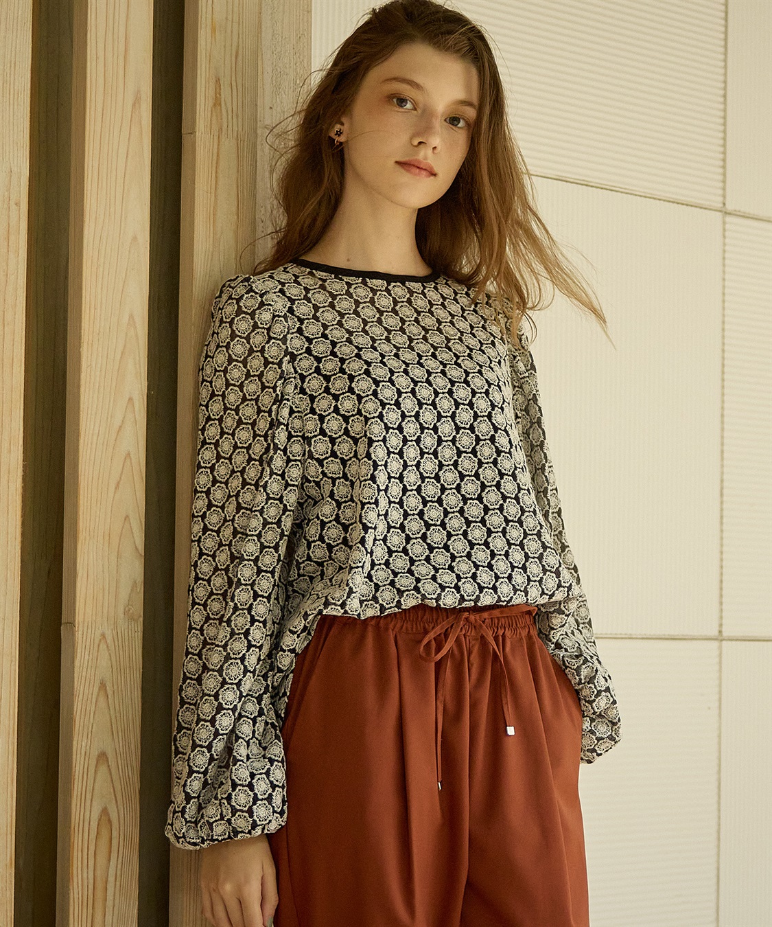 LE SOUK HOLIDAY 刺繍レースプルオーバー_main