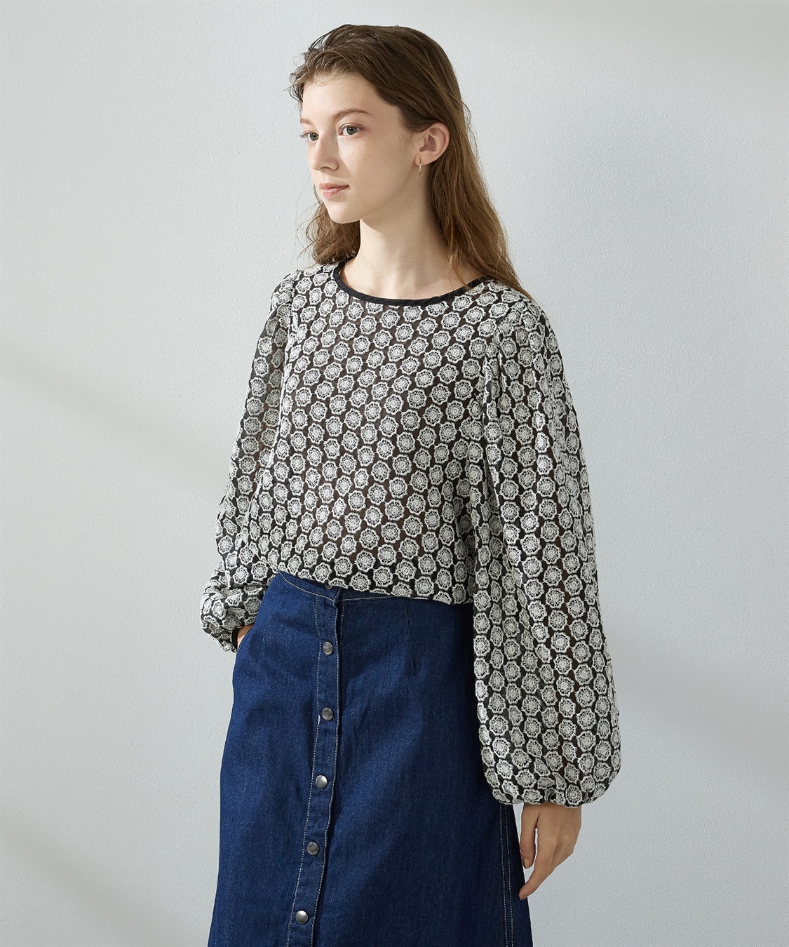LE SOUK HOLIDAY 刺繍レースプルオーバー_variation_1
