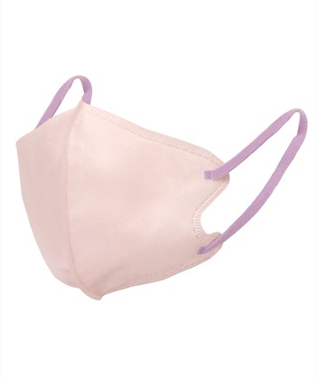 PASTEL MASK 不織布COOL 7枚入り 個包装使い捨て 立体マスク BFE PFE VFE 99％カット パステルマスク(ピンク×ラベンダー-ふつう)
