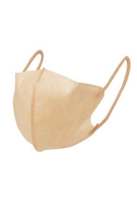 PASTELMASK 不織布 30枚セット 個包装使い捨て立体マスク シルクタッチ生地 肌にやさしい BFE PFE VFE 99％カット 美シルエット 三層構造(ベージュ-レギュラー)