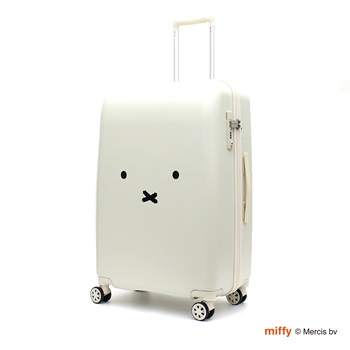 【ミッフィー/miffy】ミッフィー スーツケース　81L(白-フリー)