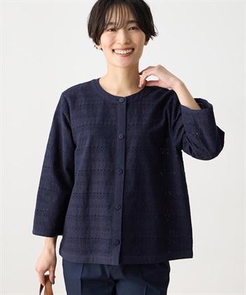 刺繍ジャケット(ネイビー-9号)