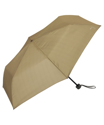 【Wpc.】折りたたみ傘 形状安定加工 SHAPE-MEMORY UMBRELLA ミニ【晴雨兼用 UVカット 大きめサイズ 直径97cm ユニセックス 通勤】(ベージュ-フリー)