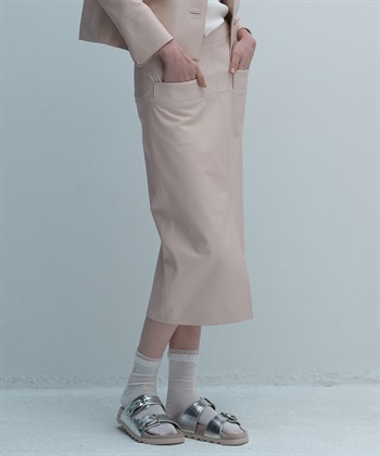 49AV JUNKO SHIMADA 【TIME SALE】レザースカート_variationthumb_2