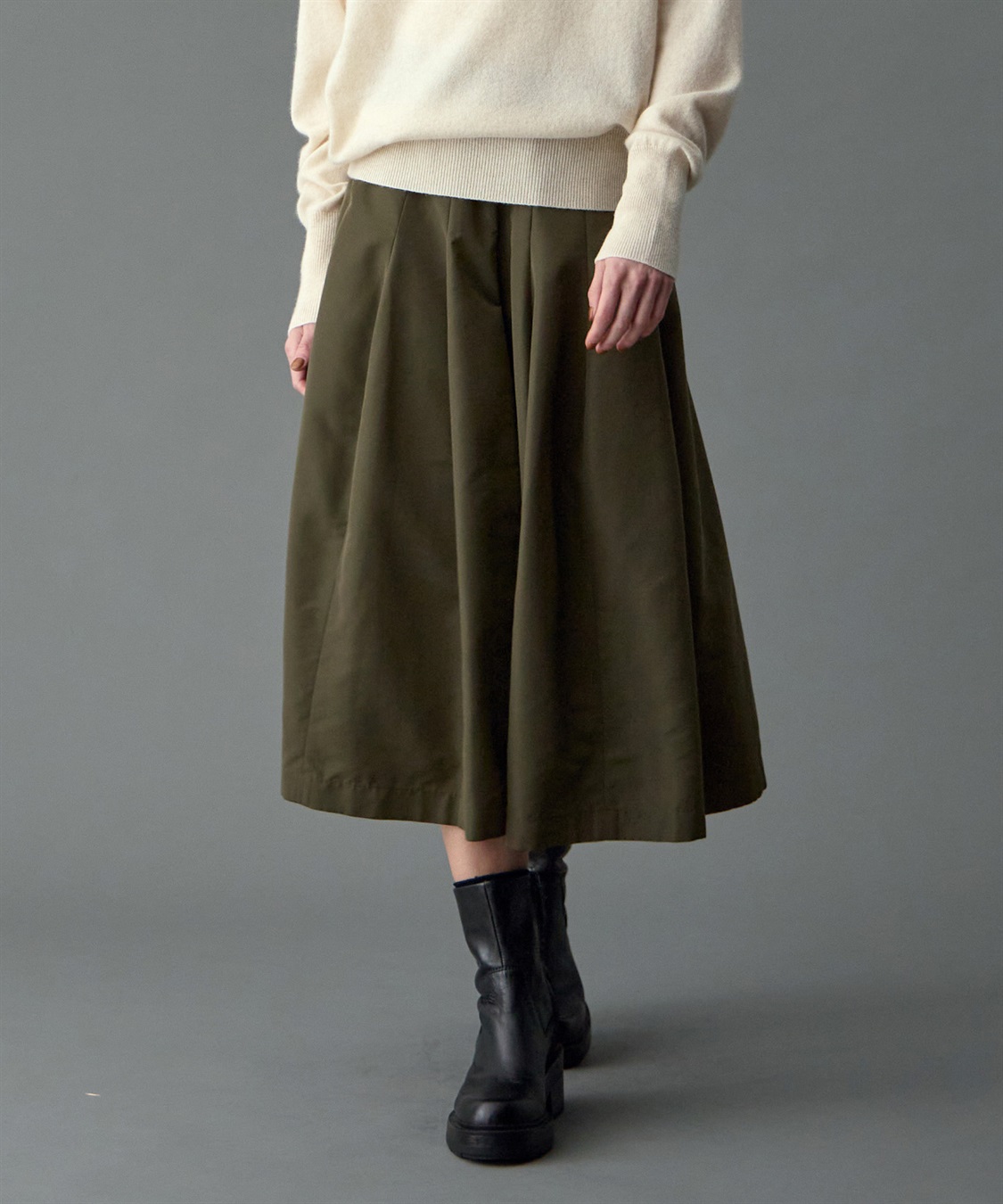 49AV JUNKO SHIMADA 【TIME SALE】ライトウェザーフレアスカート_variation_4