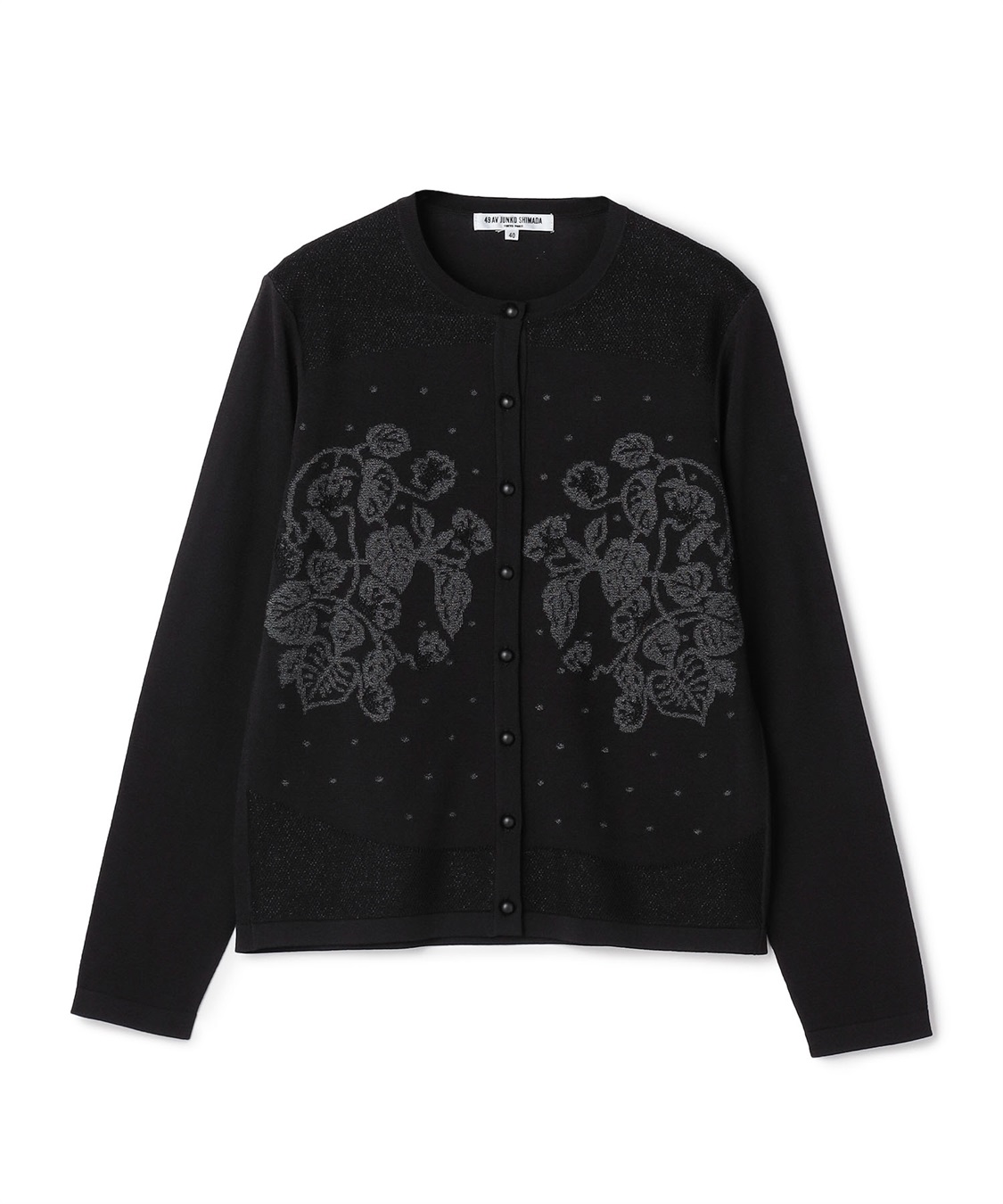 49AV JUNKO SHIMADA 【TIME SALE】ボタニカル柄長袖ニットカーディガン_variation_2