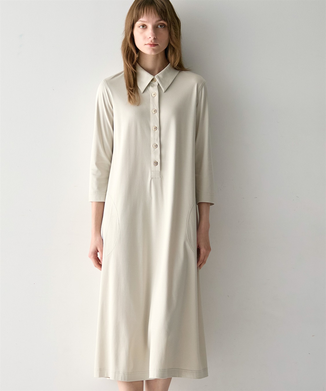 49AV JUNKO SHIMADA シャツディテールワンピース_main