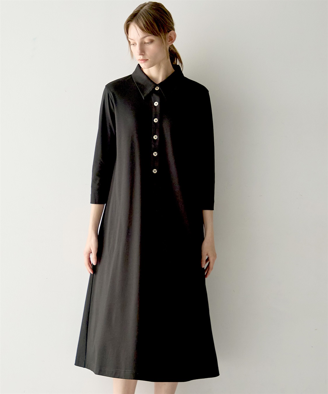 49AV JUNKO SHIMADA シャツディテールワンピース_variation_2