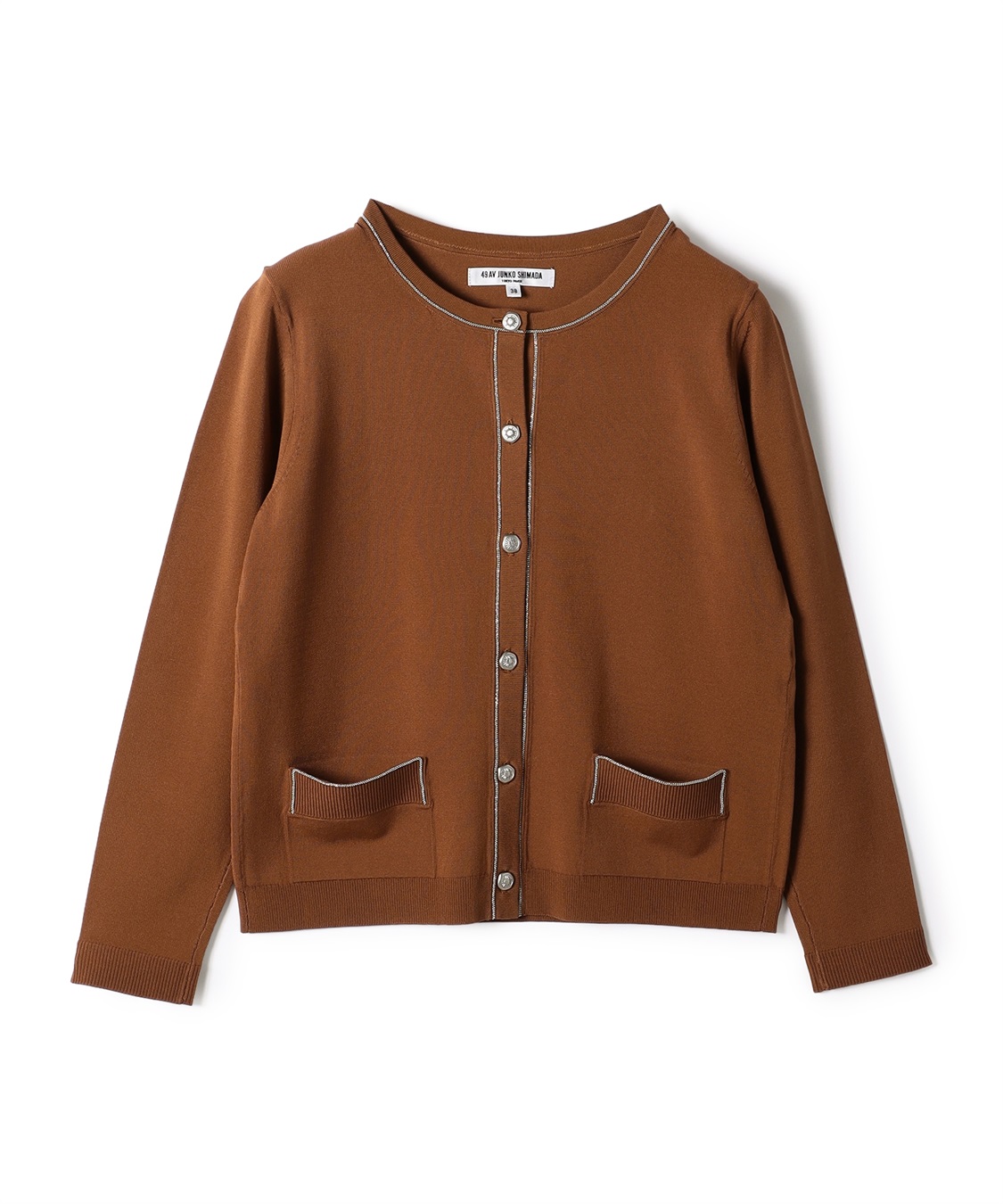49AV JUNKO SHIMADA メタリックカラーボタンニットカーディガン_main