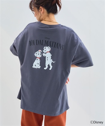 chara station 【Disney/ディズニー】101匹わんちゃんバックデザインクルーネックTシャツ