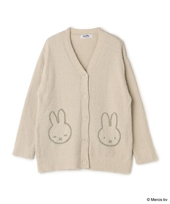 【miffy/ミッフィー】もこもこルームウェアカーディガン（上下別売り）(アイボリー-M)