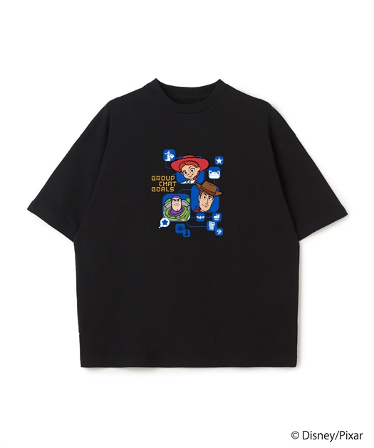 LAFUKU 【TOY STORY 5/トイ・ストーリー5】キャラクタープリント半袖Tシャツ / Over Harf Sleeve T-shirt《UNISEX》