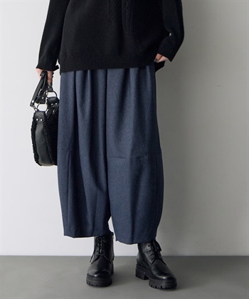 ATSURO TAYAMA ワイド幅ボリュームパンツ