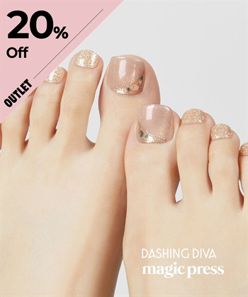 DASHING DIVA DASHING DIVA/ダッシングディバ magic press Graceful Brown フットネイル