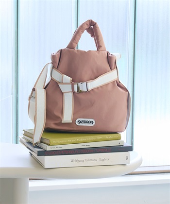 【別注】OUTDOOR PRODUCTS(アウトドアプロダクツ)2WAYベルトトートバッグS(モカ-フリー)