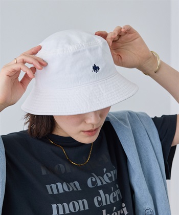 POLO ロゴバケットハット(オフ-フリー)