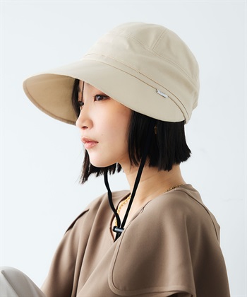 《UPF50＋》マイナスTEN ジョッキーキャップ(ベージュ-57.5ｃｍ)