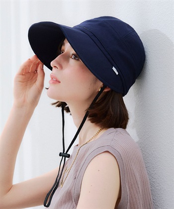 《UPF50＋》マイナスTEN ジョッキーキャップ(ネイビー-57.5ｃｍ)