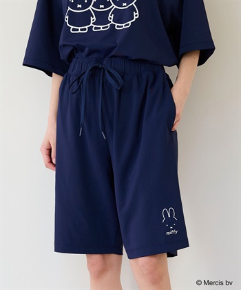 HOGUSU ハーフパンツ miffy(ネイビー-Ｓ)