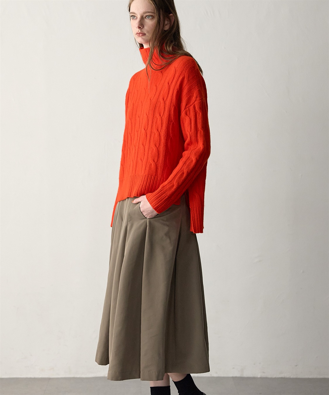 49AV JUNKO SHIMADA 【TIME SALE】ライトウェザーフレアスカート_sub_18